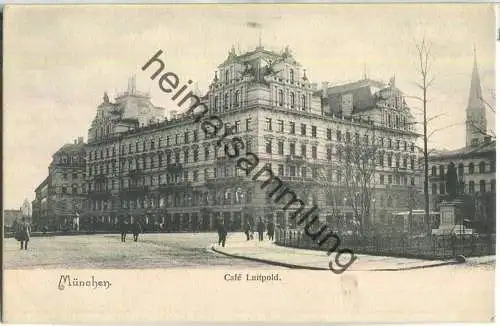 München - Cafe Luitpold - Verlag Becker & Kölblinger München ca. 1900