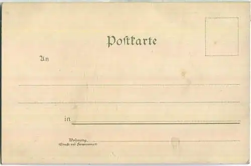 München - Marienplatz - Künstlerkarte Zeno Diemer - Verlag Ottmar Zieher München ca. 1900