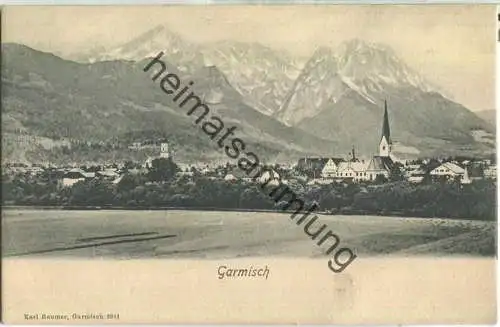 Garmisch - Verlag Karl Raumer Garmisch ca. 1900