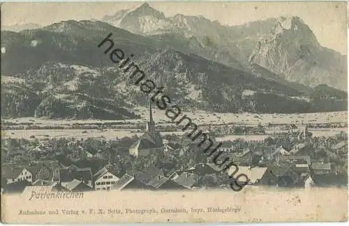 Partenkirchen - Verlag F. X. Seitz Garmisch ca. 1900