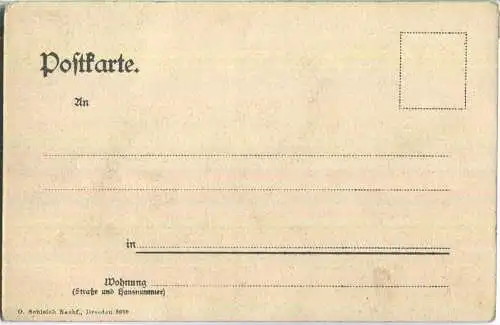 Alpspitze mit Höllenthal und Waxenstein - Verlag Karl Raumer Garmisch ca. 1900