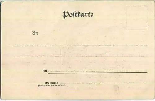 Der Badersee mit Waxenstein Riffelwand und Zugspitze - Verlag B. Johannes Partenkirchen-Garmisch ca. 1900