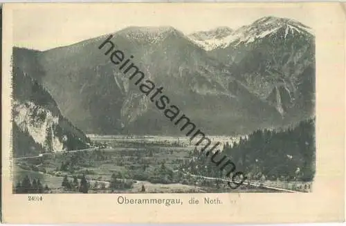 Oberammergau - die Noth - Verlag Gg. Lang sel. Erben ca. 1900