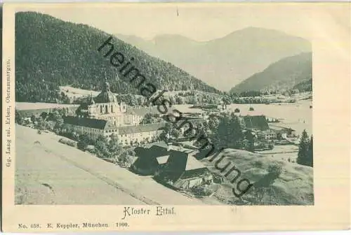 Kloster Ettal - Verlag E. Keppler München 1900