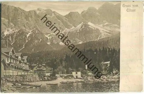 Gruss vom Eibsee ca. 1900