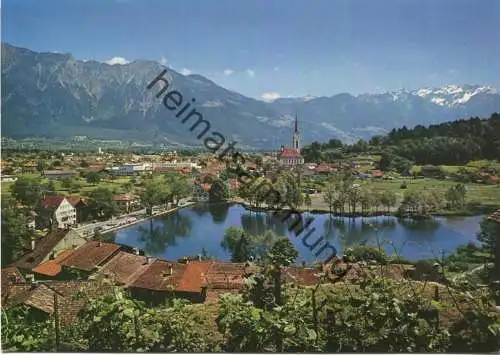 Werdenberg und Buchs mit drei Schwestern - AK Grossformat - Verlag Foto-Gross St. Gallen