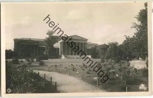 Budapest - Museum der bildenden Künste - Foto-Ansichtskarte - Verlag Rotophot r. t. Budapest 30er Jahre