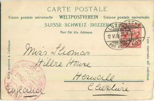 Luzern - Kapellbrücke und Wasserthurm - Verlag Gebr. Wehrli Kilchberg