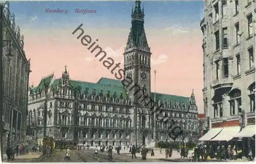 Hamburg - Rathaus - Feldpost