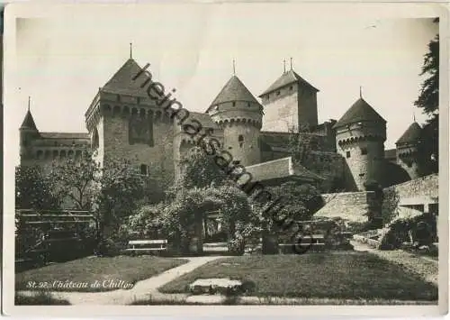 Chateau de Chillon - Foto-Ansichtskarte - Verlag Phototypie Co. Lausanne