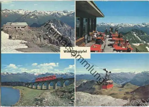 Weissfluhgipfel - Weissfluhgipfelbahn - Parsennbahn - Berghaus - Verlag Furter Davos