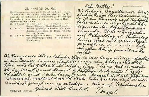 Stier - Rückseite Beschreibung der Eigenschaften