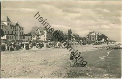 Kühlungsborn - Strand mit FDGB-Erholungsheimen - VEB Bild und Heimat Reichenbach