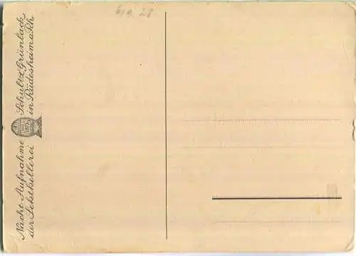 Nacht-Aufnahme der Sektkellerei Schultz Grünlack in Rüdesheim am Rhein 1928
