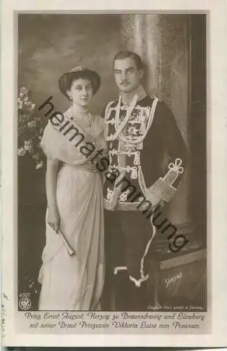 Prinz Ernst August - Prinzessin Viktoria Luise - Verlag NPG Nr. 4567 - Phot. Sandau 1913