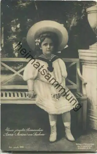 Unser jüngstes Prinzesschen Anna (Monica) von Sachsen - Verlag C. A. Maschke Dresden