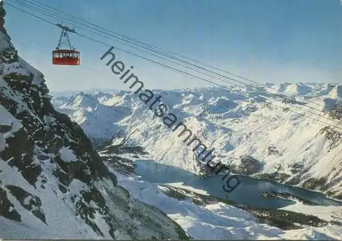 Sivaplana-Corvatsch Seilbahn - Silsersee - AK Grossformat - Verlag Foto Max Wagner-de Barros St. Moritz
