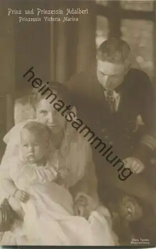 Prinz und Prinzessin Adalbert - Prinzessin Victoria Marina - Verlag Dora Tarnke Braunschweig