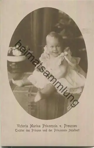 Victoria Marina Prinzessin von Preussen - Tochter des Prinzen und der Prinzessin Adalbert - Verlag Dora Tarnke