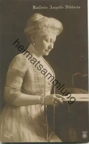 Kaiserin Auguste Viktoria - Phot. Voigt Homburg - Verlag NPG
