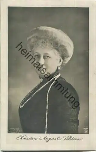 Kaiserin Auguste Viktoria - Phot. Voigt Homburg - Verlag NPG