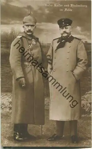 Unser Kaiser und Hindenburg im Felde - Verlag NPG