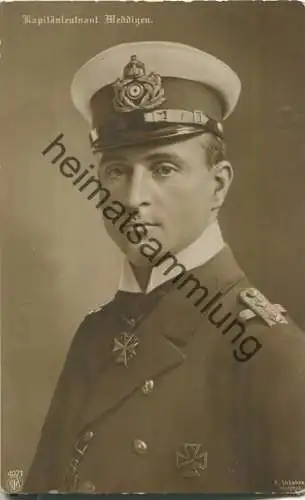 Kapitänleutnant Weddigen - Phot. F. Urbahns - Verlag NPG