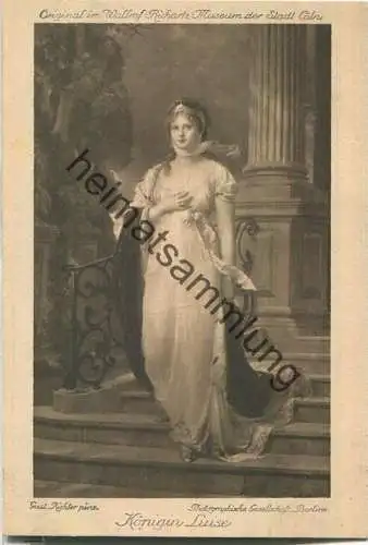 Königin Luise - Künstlerkarte - Verlag Photographische Gesellschaft Berlin