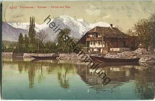 Thunersee - Gunten - Partie am See - Edition Photoglob Co. Zürich