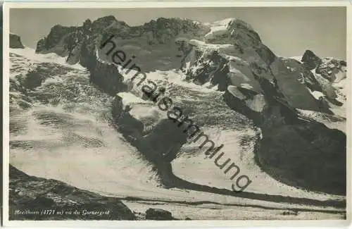 Breithorn vu du Gornergrat - Foto-Ansichtskarte - Edition Photoglob Zürich