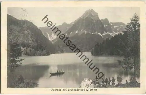 Obersee mit Brünnelistock - Edition Photoglob Zürich