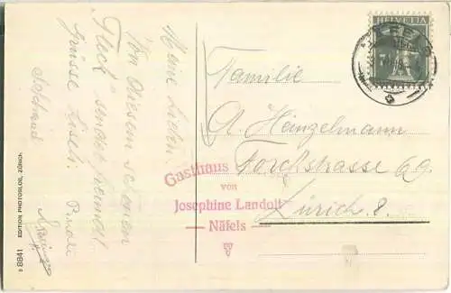 Obersee mit Brünnelistock - Edition Photoglob Zürich