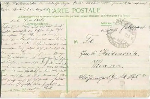 Constantinople - Les murs de Jedikoule - Feldpost