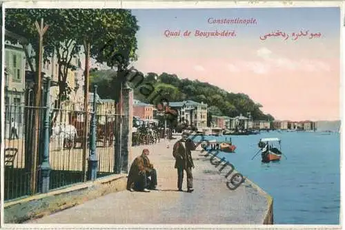 Constantinople - Quai de Bouyuk-dere - Feldpost