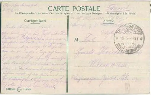 Constantinople - Colonne Serpentine - Alt-Meidan - Feldpost