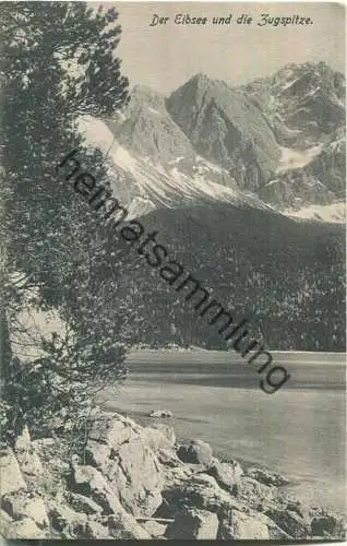Der Eibsee und die Zugspitze - Verlag B. Johannes Partenkirchen