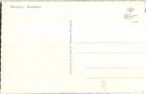 Flensburg Nordertor - Foto-Ansichtskarte - Verlag Th. Thomsen Flensburg