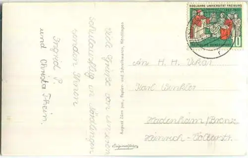 Nördlingen - Salvatorkirche - Altar - Foto-Ansichtskarte - Verlag August Zürn Nördlingen