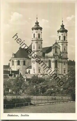Ottobeuren - Foto-Ansichtskarte - Verlag Max Werner Ottobeuren - Franckh-Verlag Stuttgart