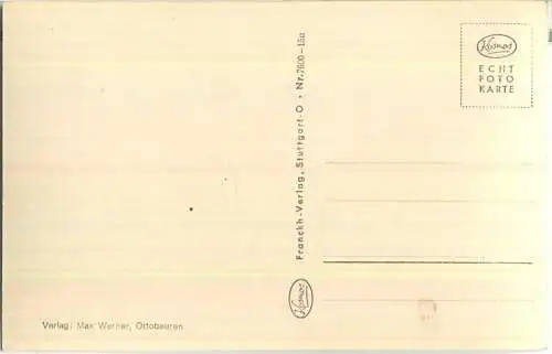 Ottobeuren - Foto-Ansichtskarte - Verlag Max Werner Ottobeuren - Franckh-Verlag Stuttgart