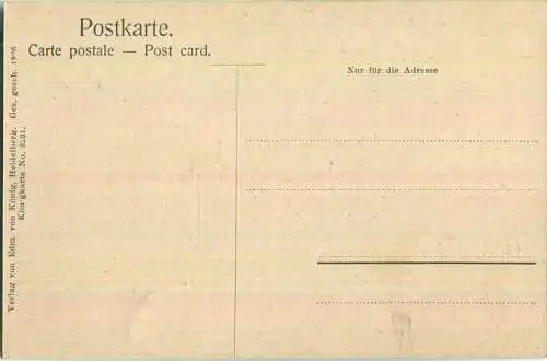 Heidelberg - Verlag Edm. von König Heidelberg (E90931y)*