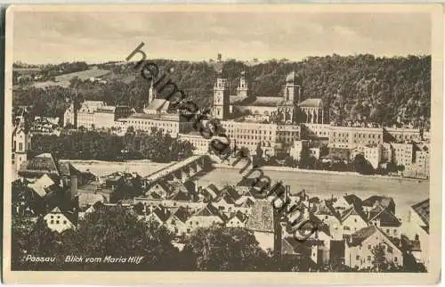 Passau - Blick vom Maria Hilf - Verlag H. u. M. Wutz München - Feldpost