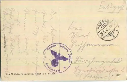 Passau - Blick vom Maria Hilf - Verlag H. u. M. Wutz München - Feldpost