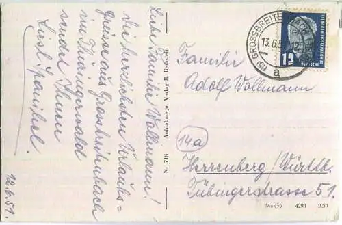 Grossbreitenbach - Hauptstrasse - Verlag R. Bechstein