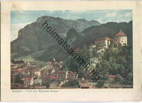 Kufstein mit Zahmem Kaiser - Verlag Helff & Stein Leipzig