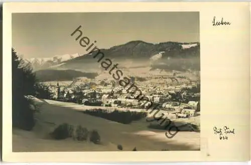 Leoben - Foto-Ansichtskarte - Verlag Fritz Fürst Leoben