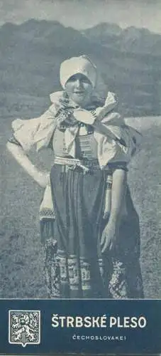 Slowakei - Štrbské Pleso - Tschirmer-See - Faltblatt mit 8 Abbildungen 40er Jahre