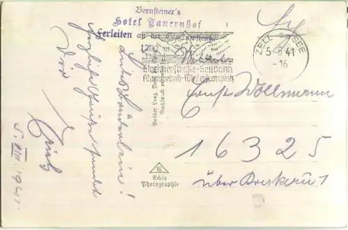 Grossglockner  - Foto-Ansichtskarte - Verlag Brüder Lenz Dobl bei Graz - Feldpost