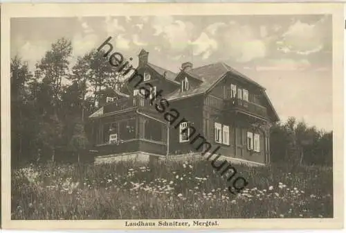 Marenice - Landhaus Schnitzer - Mergtal - Foto-Ansichtskarte