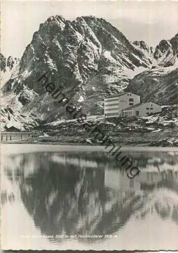 Hotel Silvrettasee mit Hochmaderer - Foto-Ansichtskarte